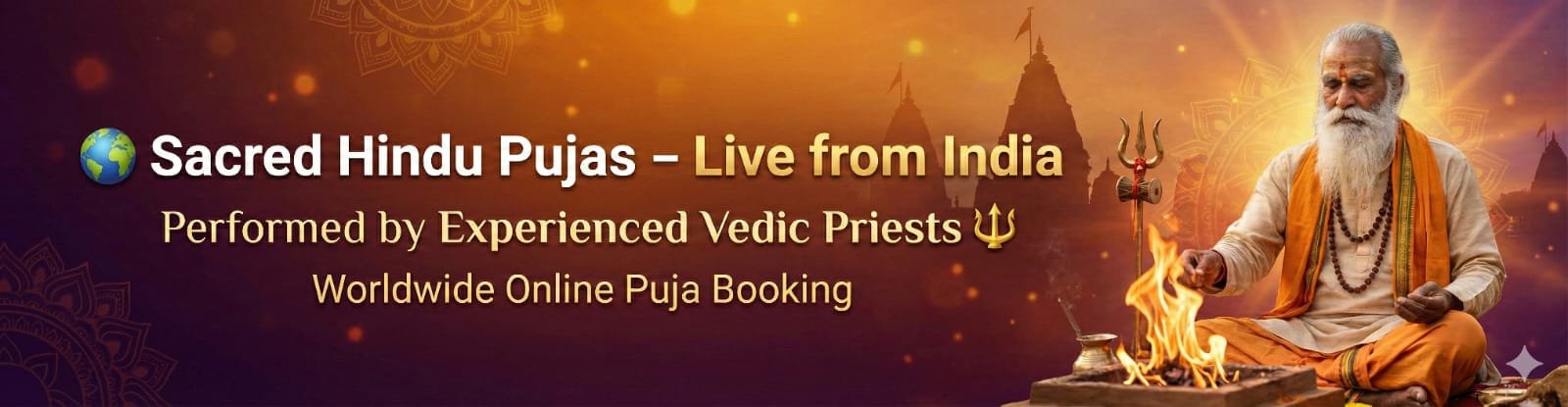 Trusted Online Puja Booking Website from India – Authentic Hindu Rituals for Global Devotees Pujadhaam.com
