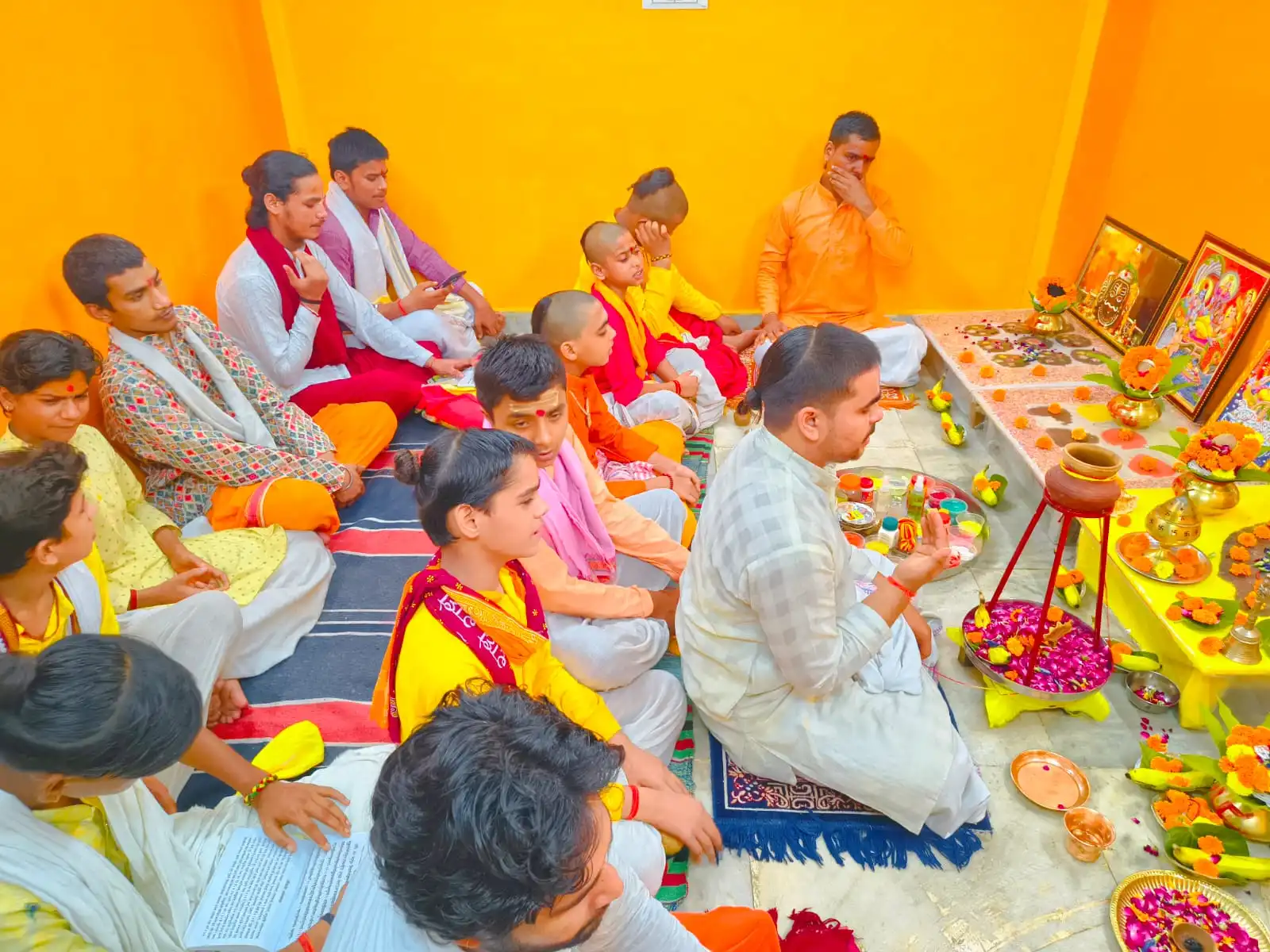 Ganesh Puja Ceremony - Traditional Hindu Worship